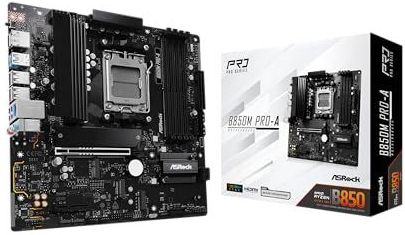 ASRock - B850M Pro-A - Moederbord - Micro ATX - AMD B850 - Socket AM5 - DDR5 - Wi-Fi 7