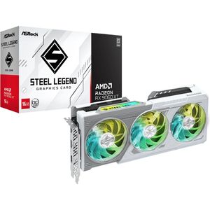 ASRock - Radeon RX 9060 XT Steel Legend OC - Videokaart - 16 GB - GDDR6 - PCIe 5.0
