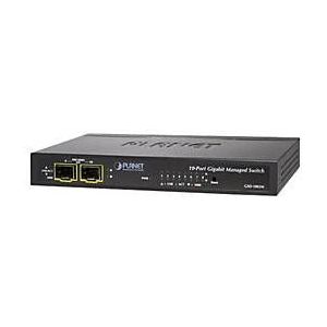 Planet - GSD-1002M - 8-poorts Managed Desktop Switch - Zwart - Gigabit Ethernet