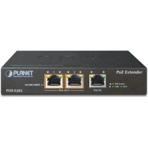 Digitus - Poe-e202 - Poe Expander - Zwart - Metalen Behuizing