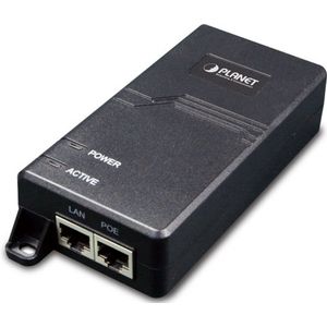 Planet - Single-Port PoE Injector - 10/100/1000Mbps - 60W - 802.3at