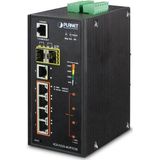 Planet - L2+ 4-poorts Netwerkschakelaar - Zwart - Ultra PoE - 10/100/1000T