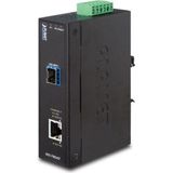 Planet - IXT-705AT - Netwerk Media Converter - Data Converter - Zwart - IP30 Bescherming