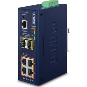 PLANET IGS-5225-4P2S - L2+ Industrial Switch - 4-Port PoE - Managed