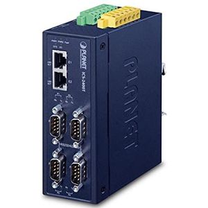 Planet IP40 Industrial 4-Port RS232 RS422/RS485 Serial Device Serv, ICS-2400T (RS422/RS485 Serial Device Serv)