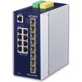 Planet - IP30 Industrial L3 Switch - 8-Port 10/100/1000T & 8-Port 100/1000X SFP