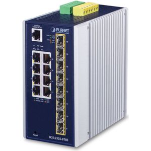 Planet - IP30 Industrial L3 Switch - 8-Port 10/100/1000T & 8-Port 100/1000X SFP