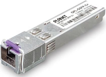 Planet GPON OLT SFP transceiver (Class C+, Optical Power:, W125745020 (Class C+, Optisch Power: 3dBm~7dBm, Download 2.5G/Upload 1.25G, TX: 1490nm, RX: 1310nm) - 20km GPON OLT)