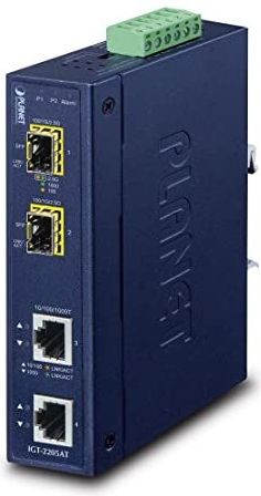 Planet - IP30 Data Converter - Industrie - Robuuste Behuizing - IP30 Bescherming