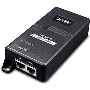 Planet Single-Port Multigigigabit 802.3at PoE+ injector – 30 W, W126362463 (802.3at PoE+ Injector – 30 W (All-in-One Pack, 10M/100M/1G/2.5G/5G Speed) Single Port Multigigigabit, IEEE)