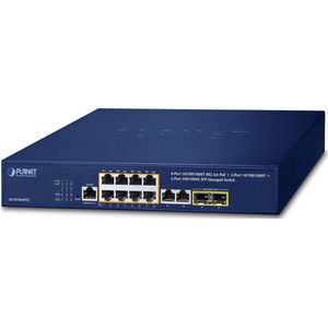 PLANET - GS-4210-8P2C - Managed Switch - 8-Port Gigabit Ethernet - PoE+