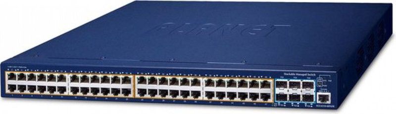 Planet - Network Switch - Managed L3 - Gigabit Ethernet - Power over Ethernet - Blauw