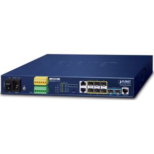 Planet - L3 MGS-6320-2T6S2X - Netwerkschakelaar - Blauw - 2-poorts GE