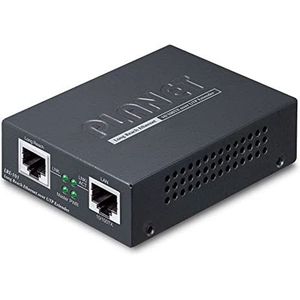 Planet - 1-Port 10/100TX over UTP Long Reach Ethernet Extender - Zwart - Netwerkschakelaar