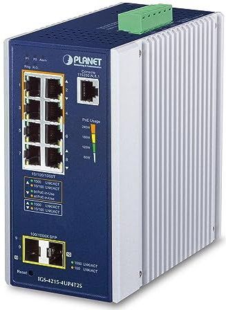 Planet - IGS-4215-4UP4T2S - Netwerkschakelaar - Blauw - Robuuste Constructie