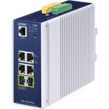 Planet - TSN-5225-4T2 - Netwerkschakelaar - Blauw - 4-Port Managed L2+
