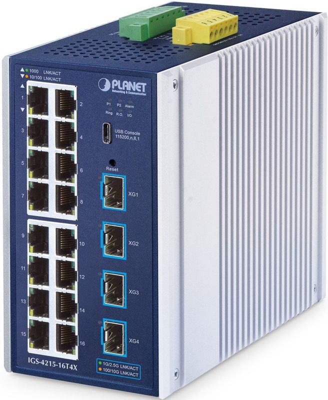 Planet - IGS-4215-16T4 - Managed Switch - 16 Poorten - DIN-Rail