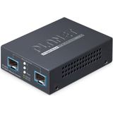 Planet - XT-815A - 2-Port SFP+ Managed Media Converter - Metaal