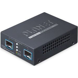 Planet - XT-815A - 2-Port SFP+ Managed Media Converter - Metaal