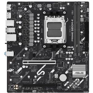 ASUS - Prime B850M-K - Gaming Moederbord - Zwart - AMD AM5 - DDR5 geheugen