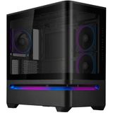 ASUS - AP202 TG ARGB - Midi Tower Behuizing - Zwart - Verbeterde Luchtstroom