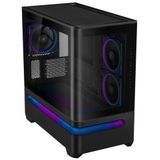ASUS - AP202 TG ARGB - Midi Tower Behuizing - Zwart - Verbeterde Luchtstroom