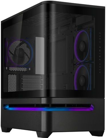 ASUS - AP202 TG ARGB - Midi Tower Behuizing - Zwart - Verbeterde Luchtstroom