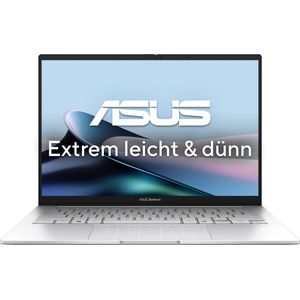 ASUS Zenbook 14 (14", 1000 GB, 32 GB, DE, Intel Core Ultra 9 285H), Notebook, Zilver