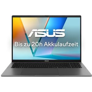 ASUS Vivobook S 16 - Notebook - Grijs - 16 inch - 512 GB - 16 GB - Intel Core Ultra 5 225H