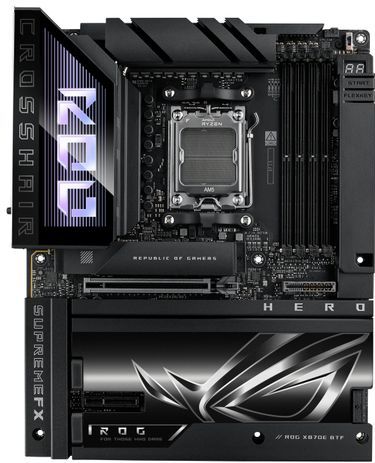 ASUS ROG CROSSHAIR X870E HERO BTF Edition - Moederbord - AMD X870E - AMD AM5 socket - DDR5 RAM - ATX