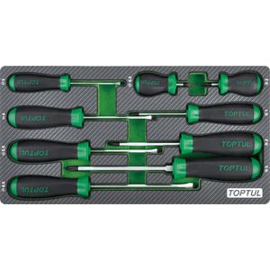 Inleg foam carbon schroevendraaiers 9-delig