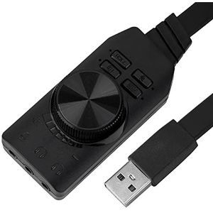 Ecverbyh 7.1 Kanaal 3.5mm Audio Interface Geluidskaart USB2.0 Microfoon Hoofdtelefoon Computer Geluidskaart Geluidskaart