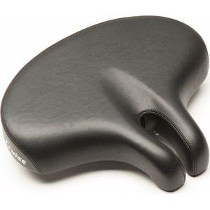 Fietszadel - Zwart - Foam - Staal - 760 Gram