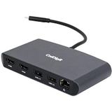 Dock - Aluminium - Draagbaar - Dual 4K Display - Thunderbolt 3