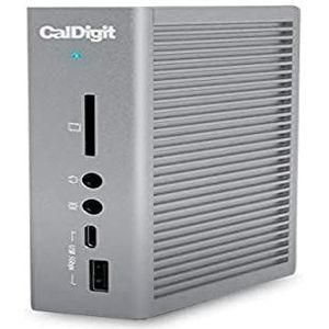 CalDigit TS3 Plus Thunderbolt 3 Dock - 85W Oplaadpoort | 7x USB 3.1 poorten | USB-C Gen 2 | DisplayPort | UHS-II SD-kaartlezer | Gigabit Ethernet | MacBook Pro & PC (Space Grey - 0.7m kabel)