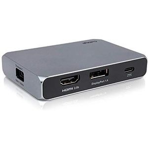 CalDigit USB-C Gen 2 SOHO-Dock met 10 Gbit/s - tot 4K 60 Hz, HDMI 2.0b, DisplayPort 1.4, 10 Gbit USB A en USB C, UHS-II Micro SD en SD-kaartlezer, Passthrough-oplading, 100 W voeding