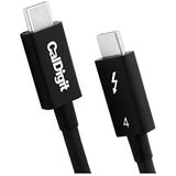 CalDigit Kabel USB Thunderbolt - USB-C 2 m zwart (CD-TB4-A20B-540)