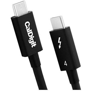 [Intel Certified] CalDigit Thunderbolt 4 / USB 4 Cable - 40Gbps 100W Charging, Compatible with Thunderbolt 3 & USB-C, 2020 M1 MacBooks (2.0 Meter Thunderbolt 4 / USB 4 Cable)