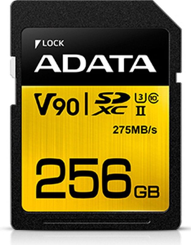 ADATA - Premier ONE SDXC UHS-II U3 Class10 V90 - 256 GB - 290MB/s