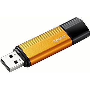 Apacer AH330 USB-stick, 16 GB, USB type A 2.0, oranje – USB-flashdrive (16 GB, USB Type-A, 2.0, kap, 10 g, oranje)