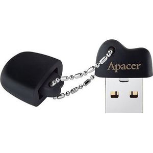 Apacer Pendrive AH118, 64 GB (AP64GAH118B-1) (64 GB, USB-A), USB-stick, Zwart
