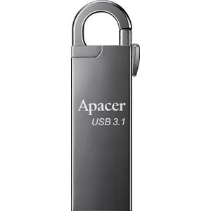 Apacer Pendrive AH15A, 128 GB (AP128GAH15AA-1) (128 GB, USB-A), USB-stick, Grijs