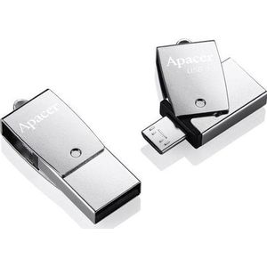 Apacer - AH750 - USB-stick - Zilver - 64 GB - USB 3.2