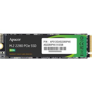 Apacer SSD 512GB 2.0/1.5G AS2280P4X M.2 APA (512 GB, M.2 2280), SSD