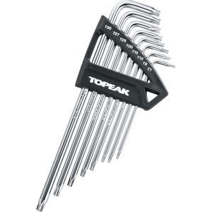 Topeak - Torx Inbussleutel Set - Set van 8 - SNCM-V Staal