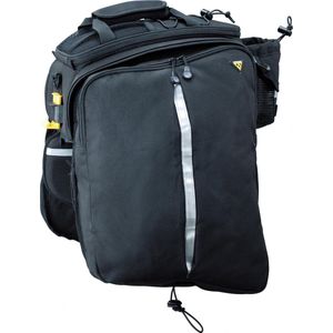 Topeak MTX TurnkBag EXP Fietstas met drinkfleshouder, zwart, 36 x 21,5 x 25 cm, 16,6 l