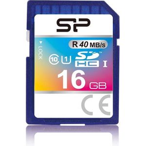 Silicon Power SP016GBSDH010V10 flashgeheugen 16 GB SDHC Klasse 10