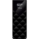 Silicon Power 16GB Ultima U03 USB 2.0 flashdrive Zwart