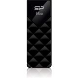 Silicon Power 16GB Ultima U03 USB 2.0 flashdrive Zwart