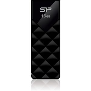 Silicon Power 16GB Ultima U03 USB 2.0 flashdrive Zwart